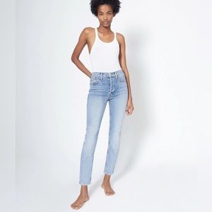 Re/Done Double Needle High rise